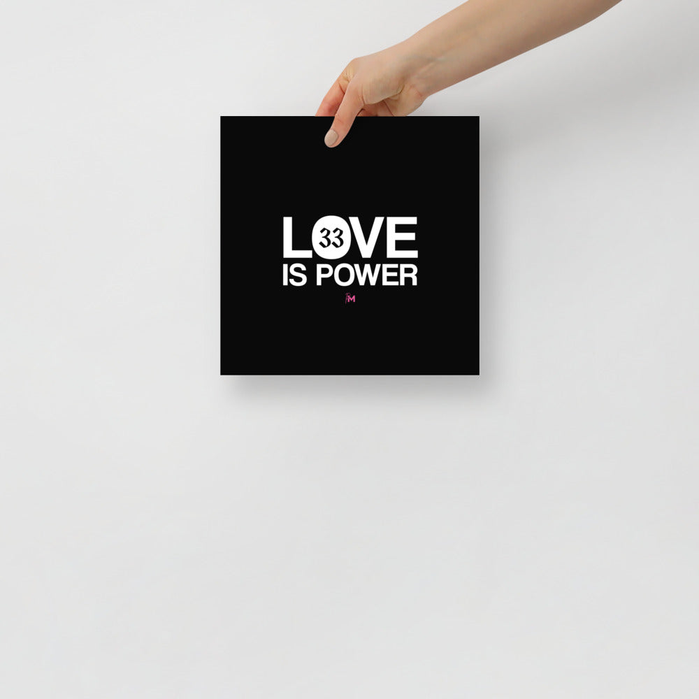 LOVE IS POWER - Poster