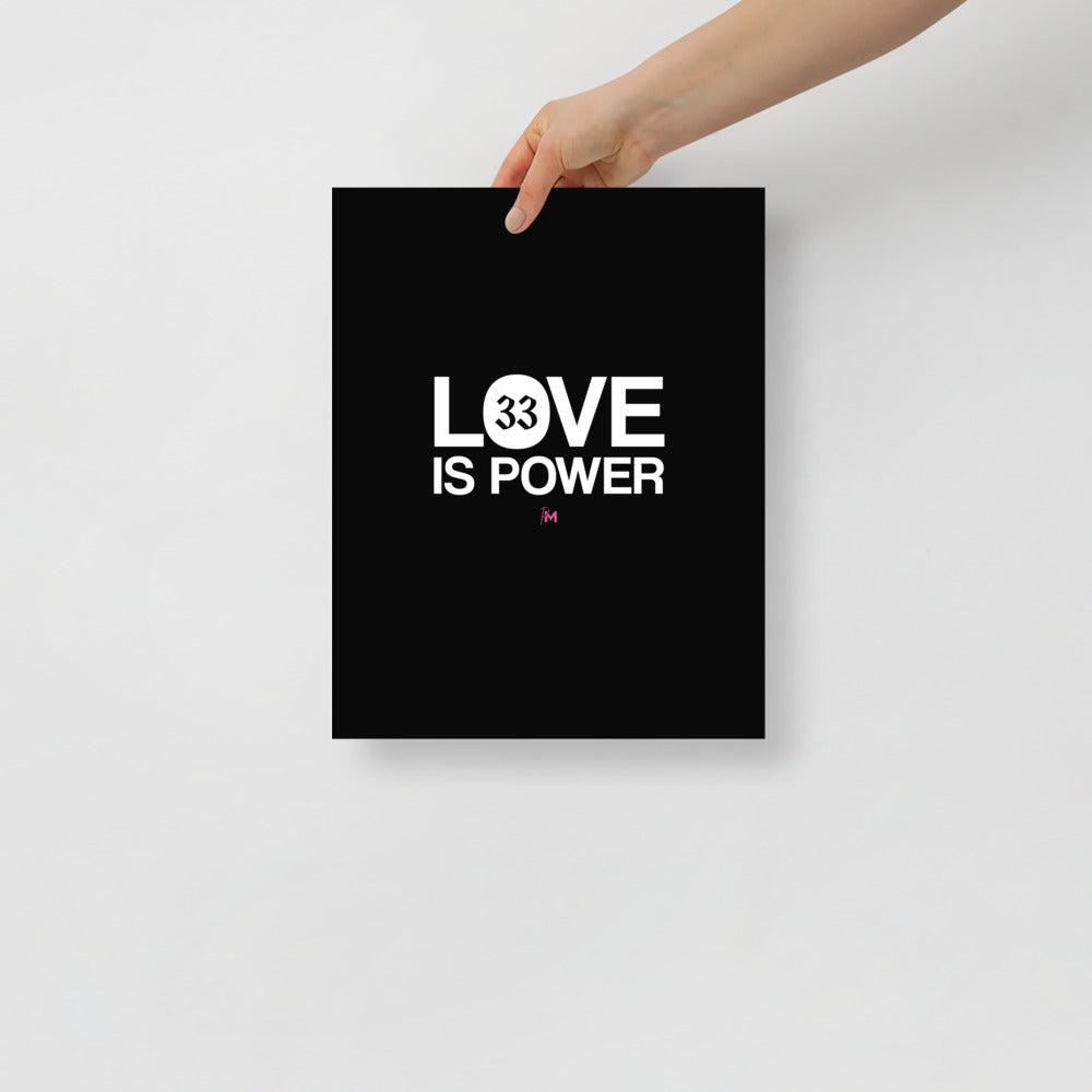 LOVE IS POWER - Poster