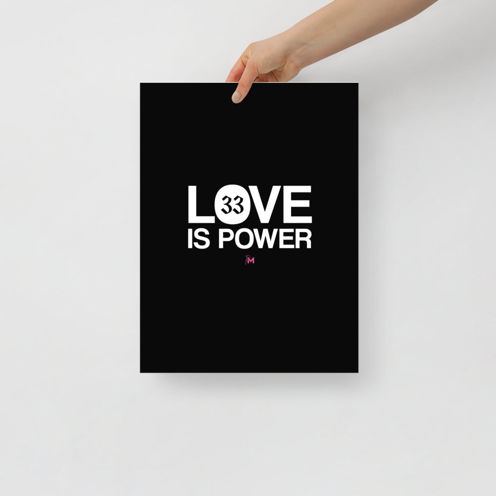 LOVE IS POWER - Poster