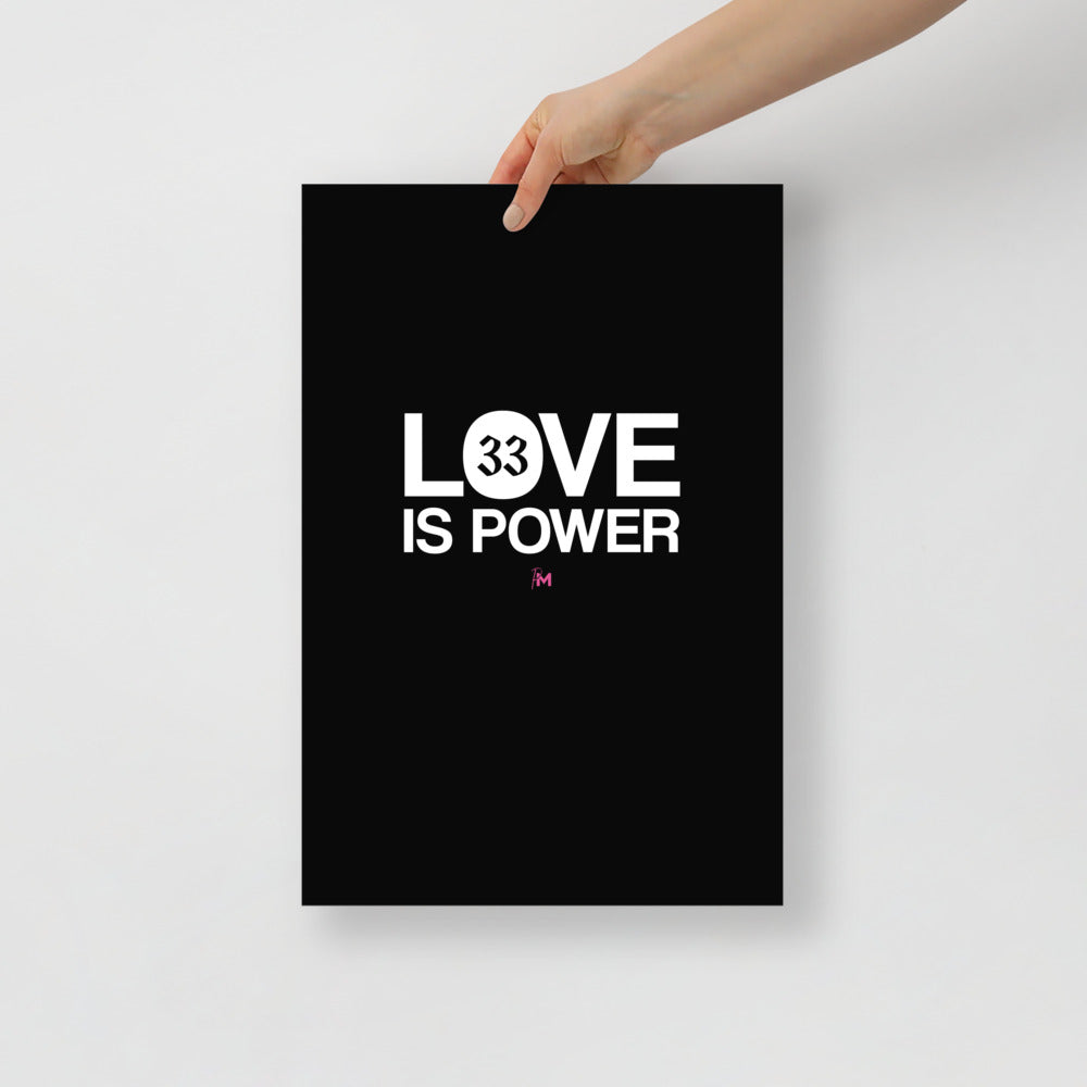 LOVE IS POWER - Poster