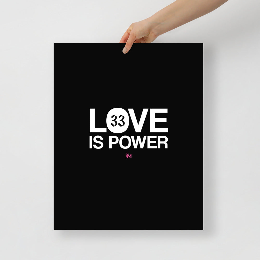 LOVE IS POWER - Poster