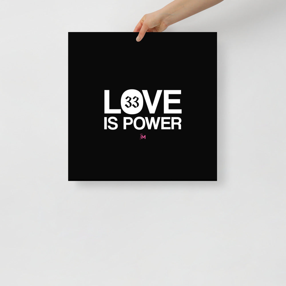 LOVE IS POWER - Poster