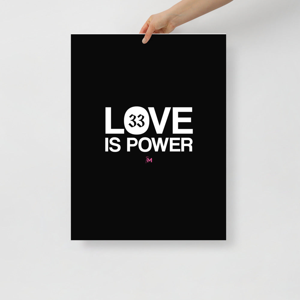 LOVE IS POWER - Poster
