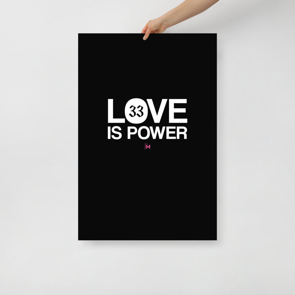 LOVE IS POWER - Poster