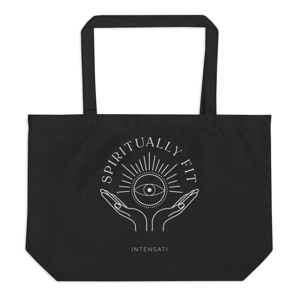 Spiritually Fit Large Organic Tote Bag
