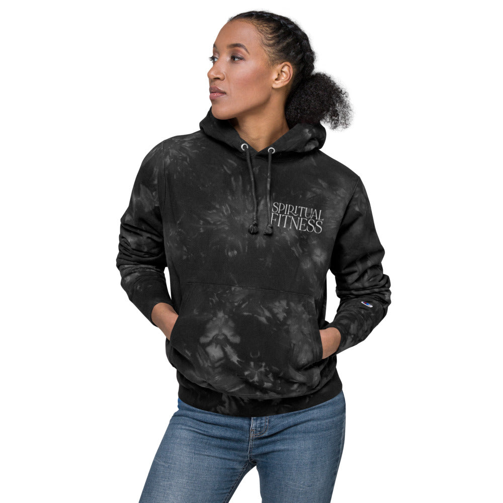 Spiritual Fitness Champion Tie-Dye Hoodie Sweatshirt
