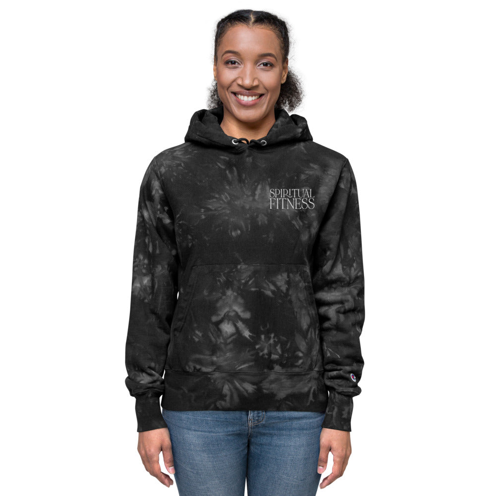 Spiritual Fitness Champion Tie-Dye Hoodie Sweatshirt