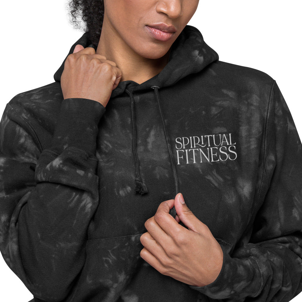 Spiritual Fitness Champion Tie-Dye Hoodie Sweatshirt