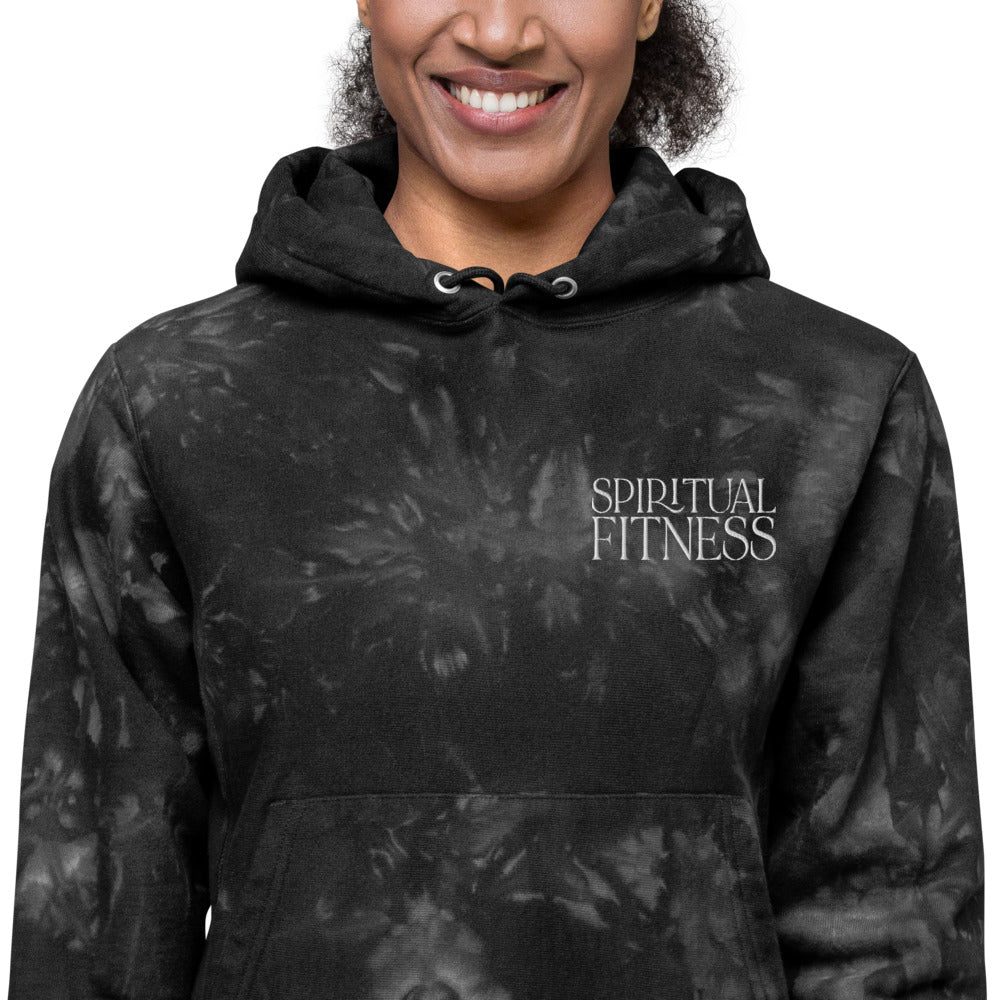 Spiritual Fitness Champion Tie-Dye Hoodie Sweatshirt