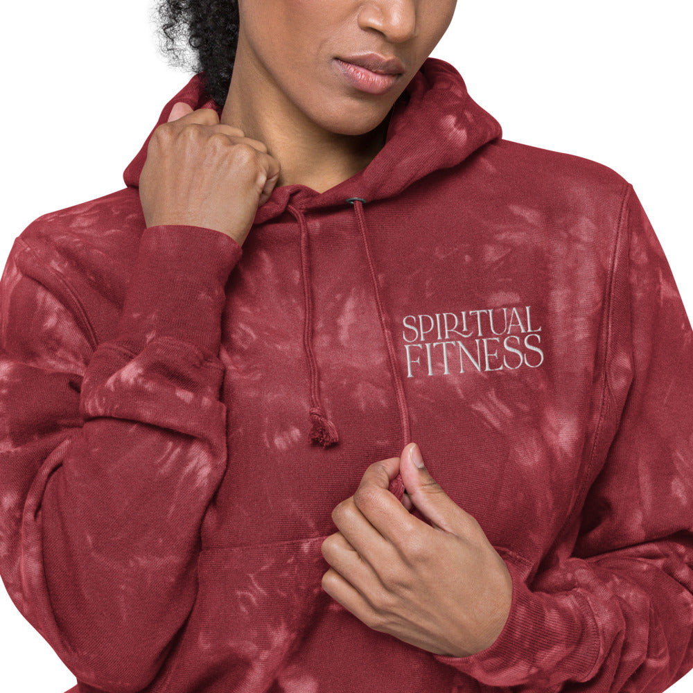 Spiritual Fitness Champion Tie-Dye Hoodie Sweatshirt