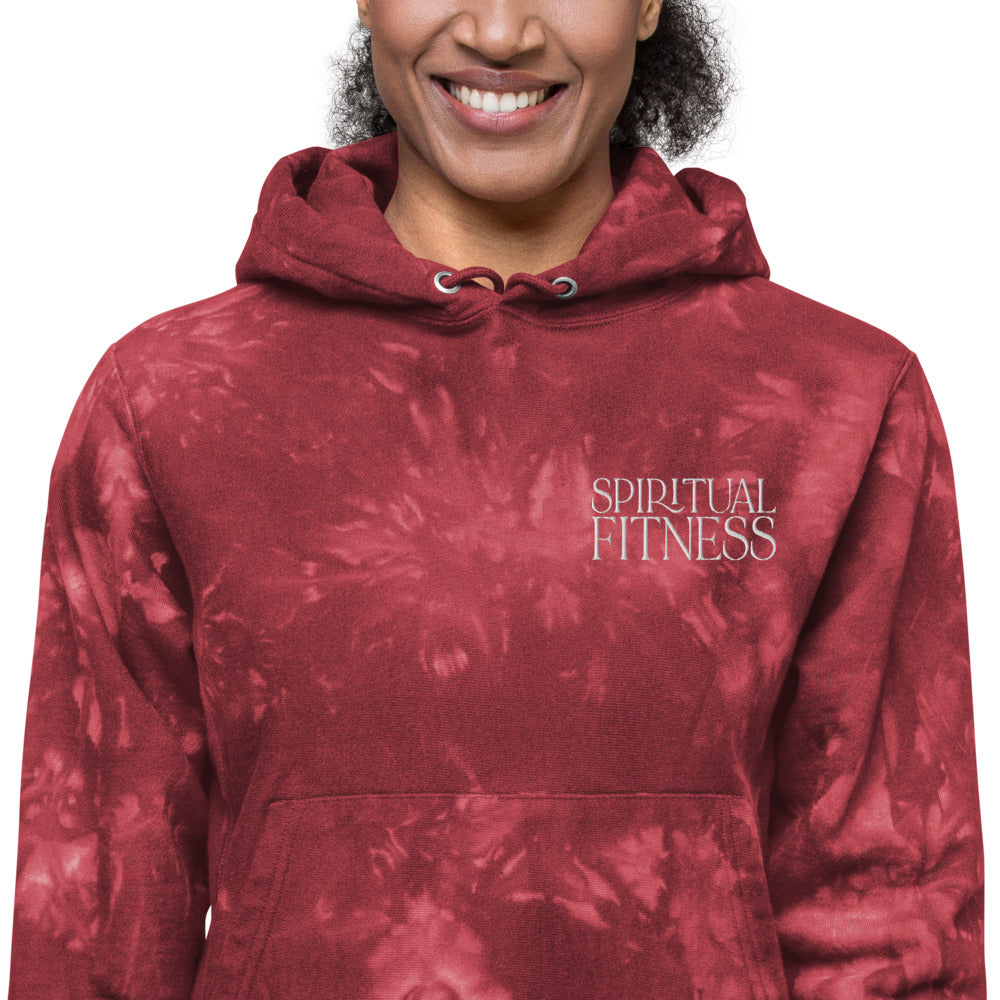 Spiritual Fitness Champion Tie-Dye Hoodie Sweatshirt