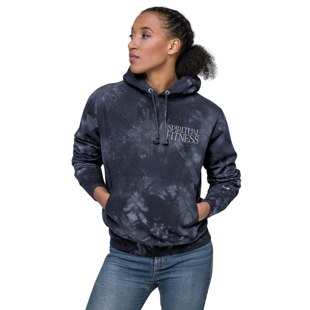 Spiritual Fitness Champion Tie-Dye Hoodie Sweatshirt
