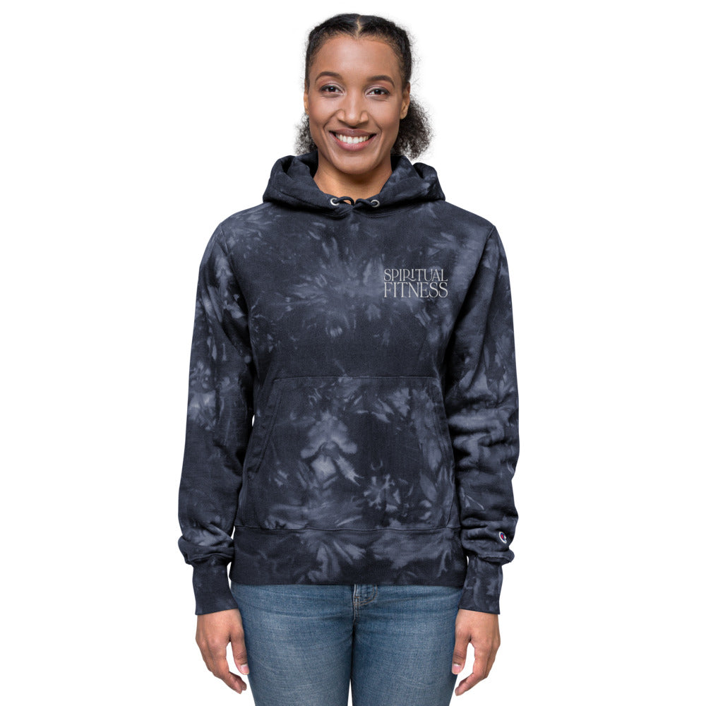 Spiritual Fitness Champion Tie-Dye Hoodie Sweatshirt