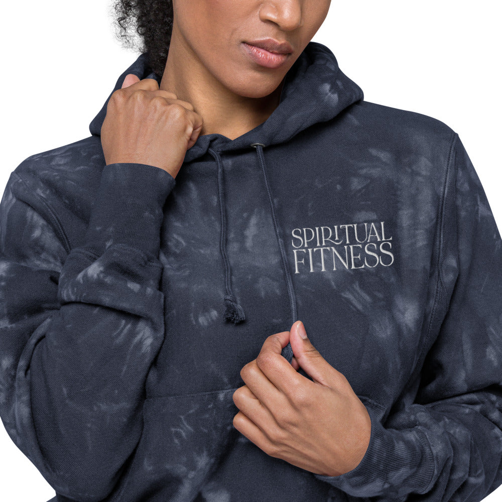 Spiritual Fitness Champion Tie-Dye Hoodie Sweatshirt