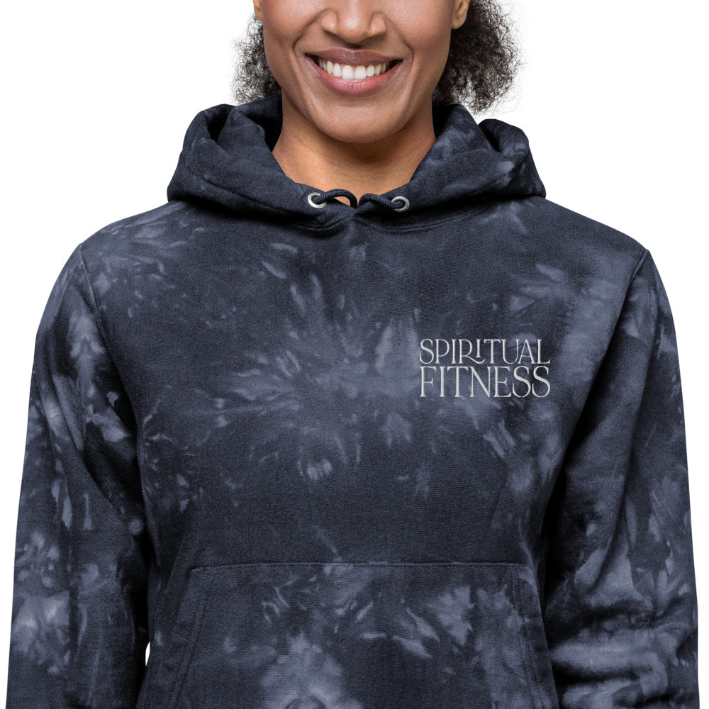 Spiritual Fitness Champion Tie-Dye Hoodie Sweatshirt