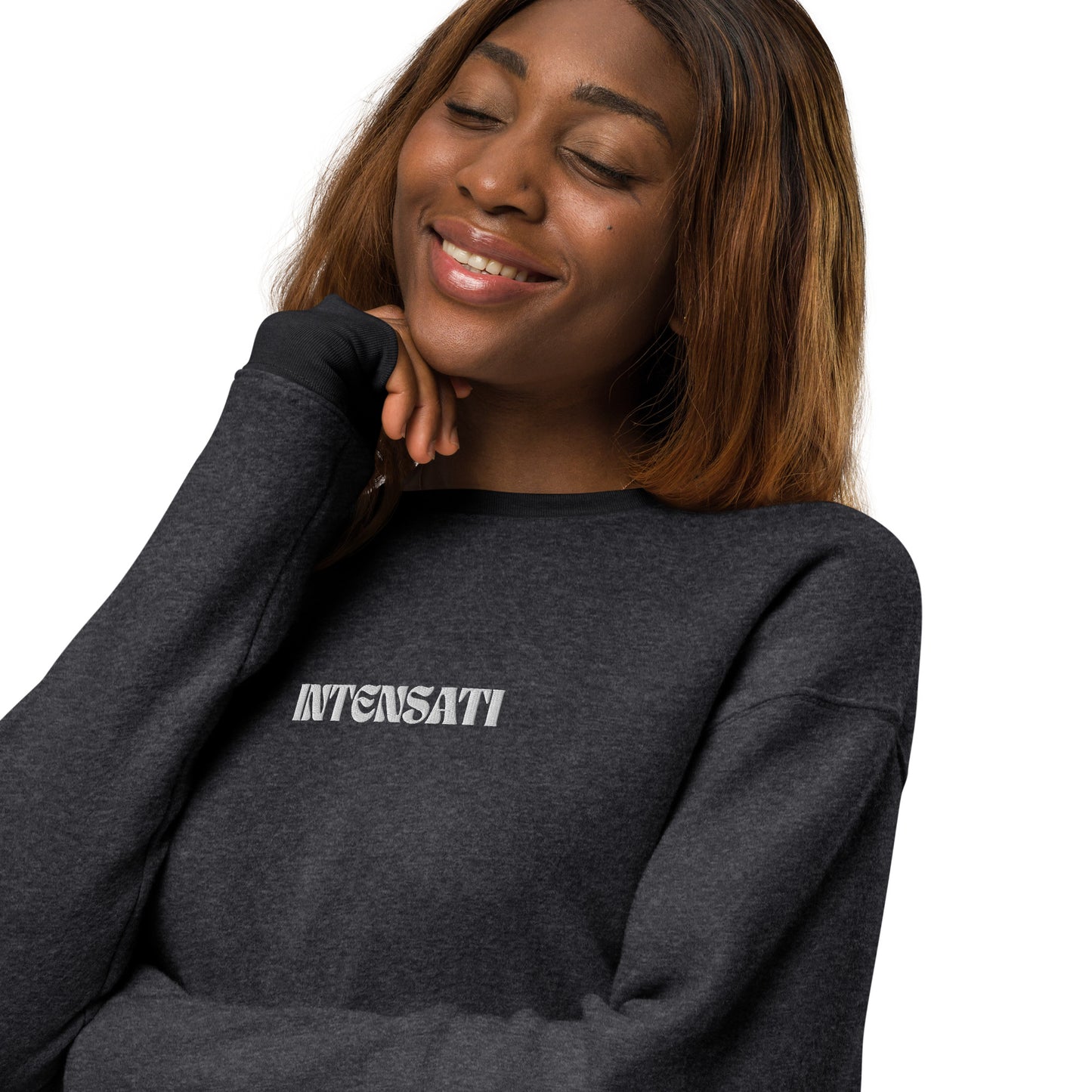intenSati Sueded Fleece Sweatshirt