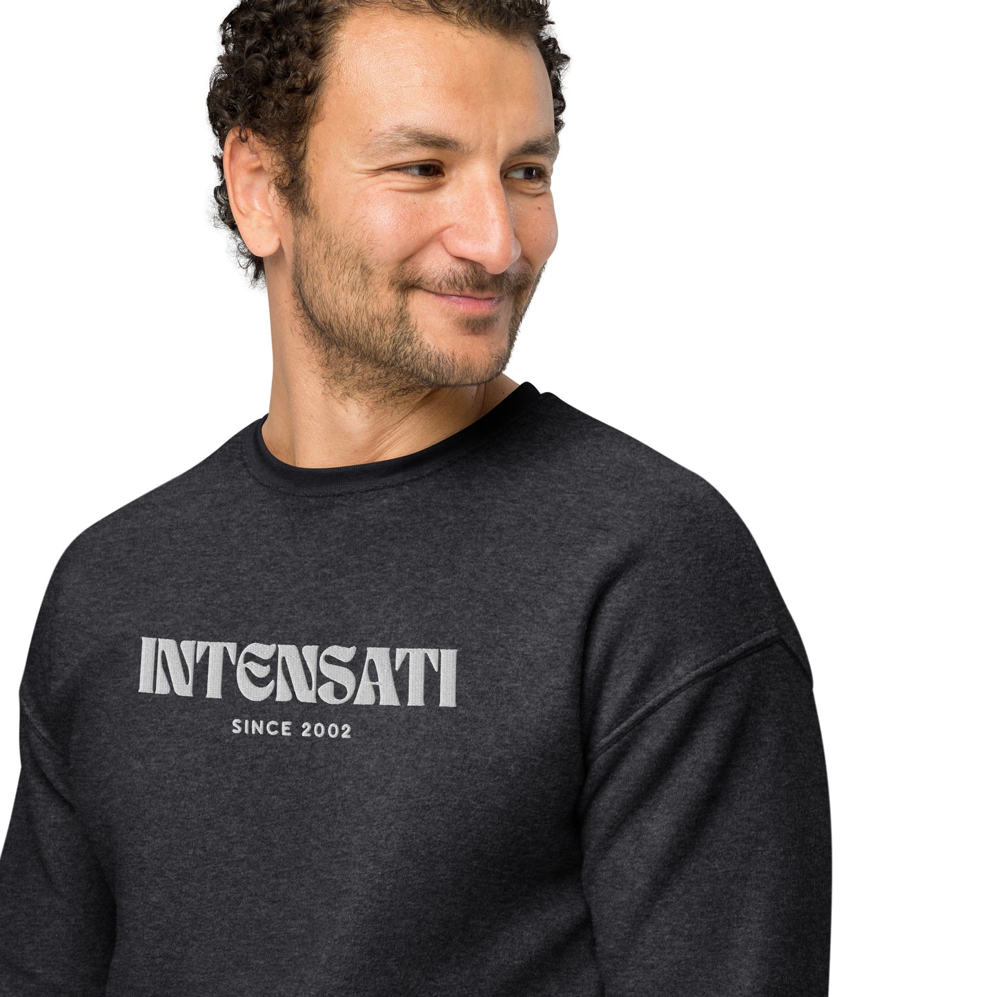 intenSati — Since 2002 Unisex Sueded Fleece Sweatshirt