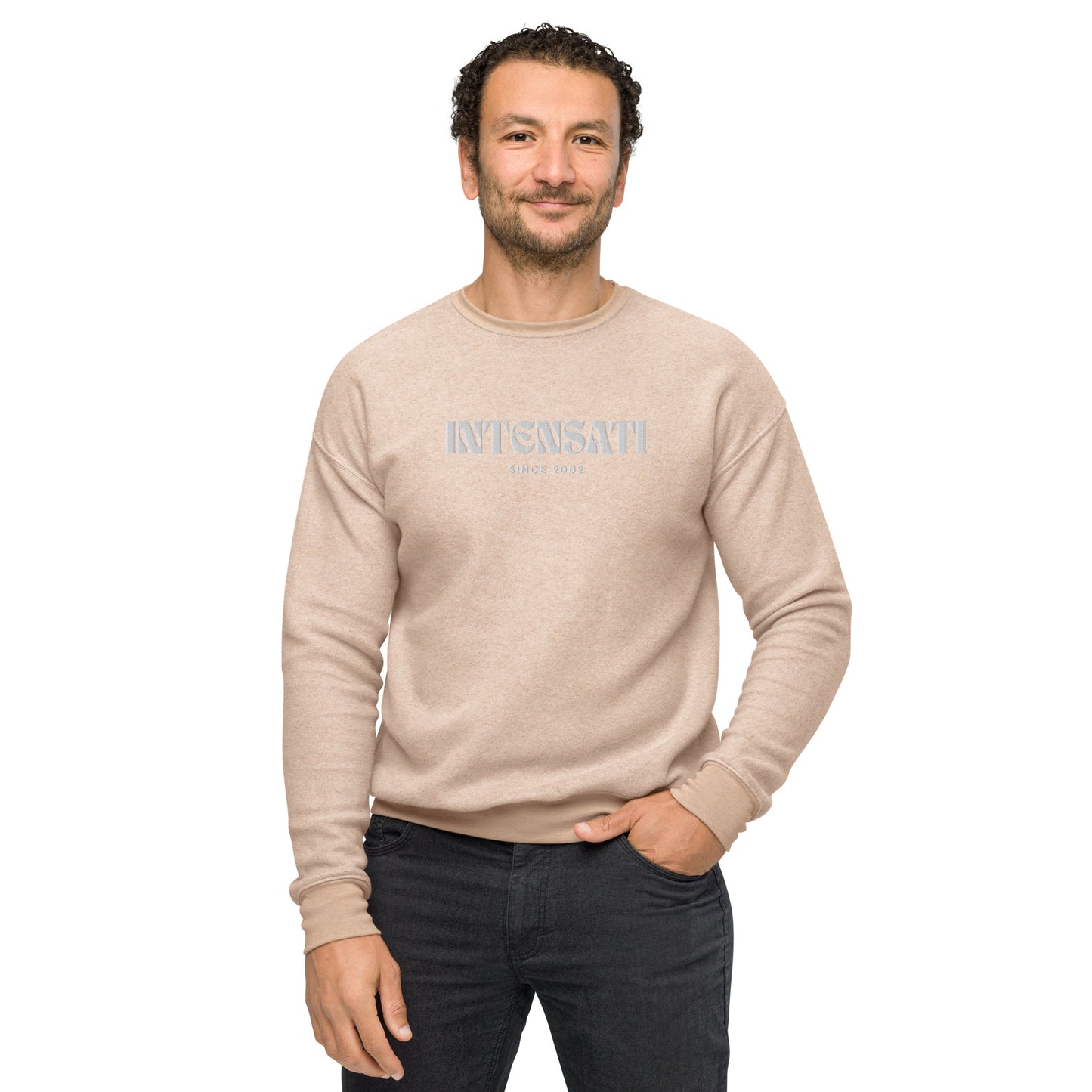 intenSati — Since 2002 Unisex Sueded Fleece Sweatshirt