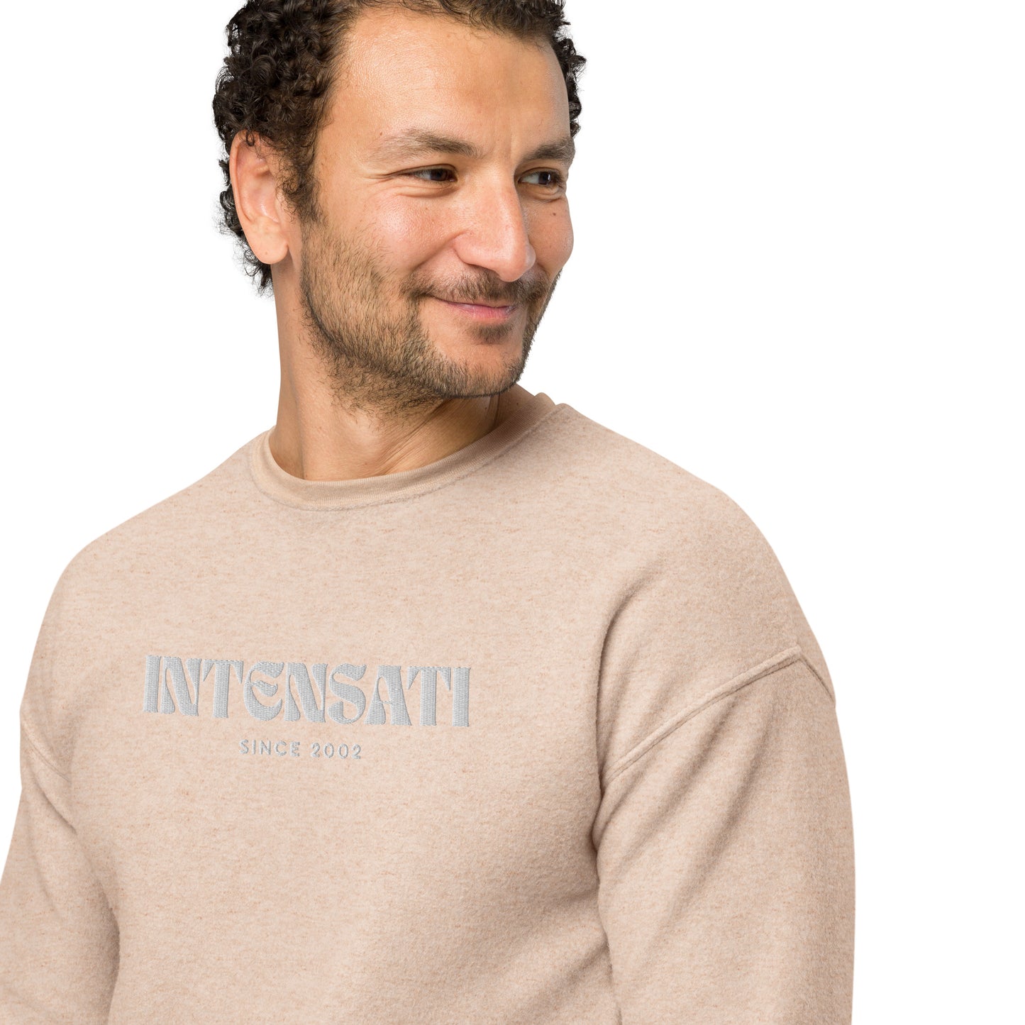 intenSati — Since 2002 Unisex Sueded Fleece Sweatshirt