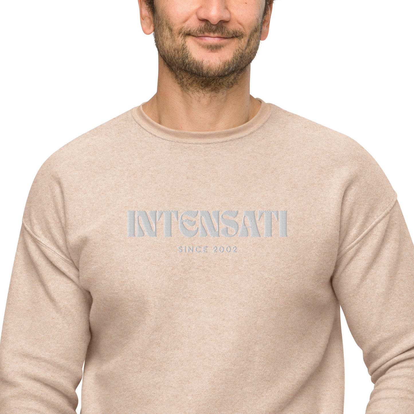 intenSati — Since 2002 Unisex Sueded Fleece Sweatshirt