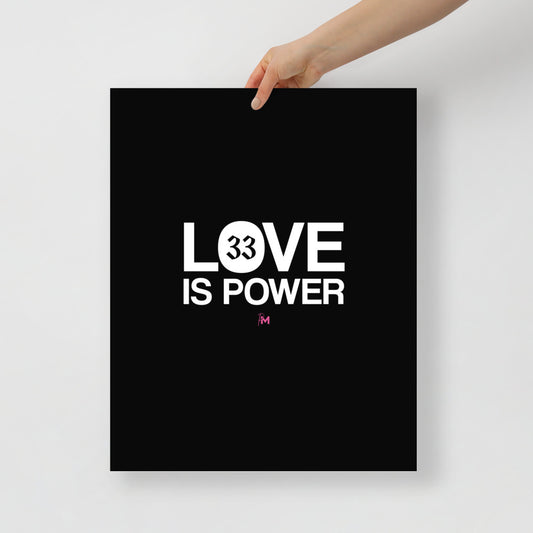 LOVE IS POWER - Poster