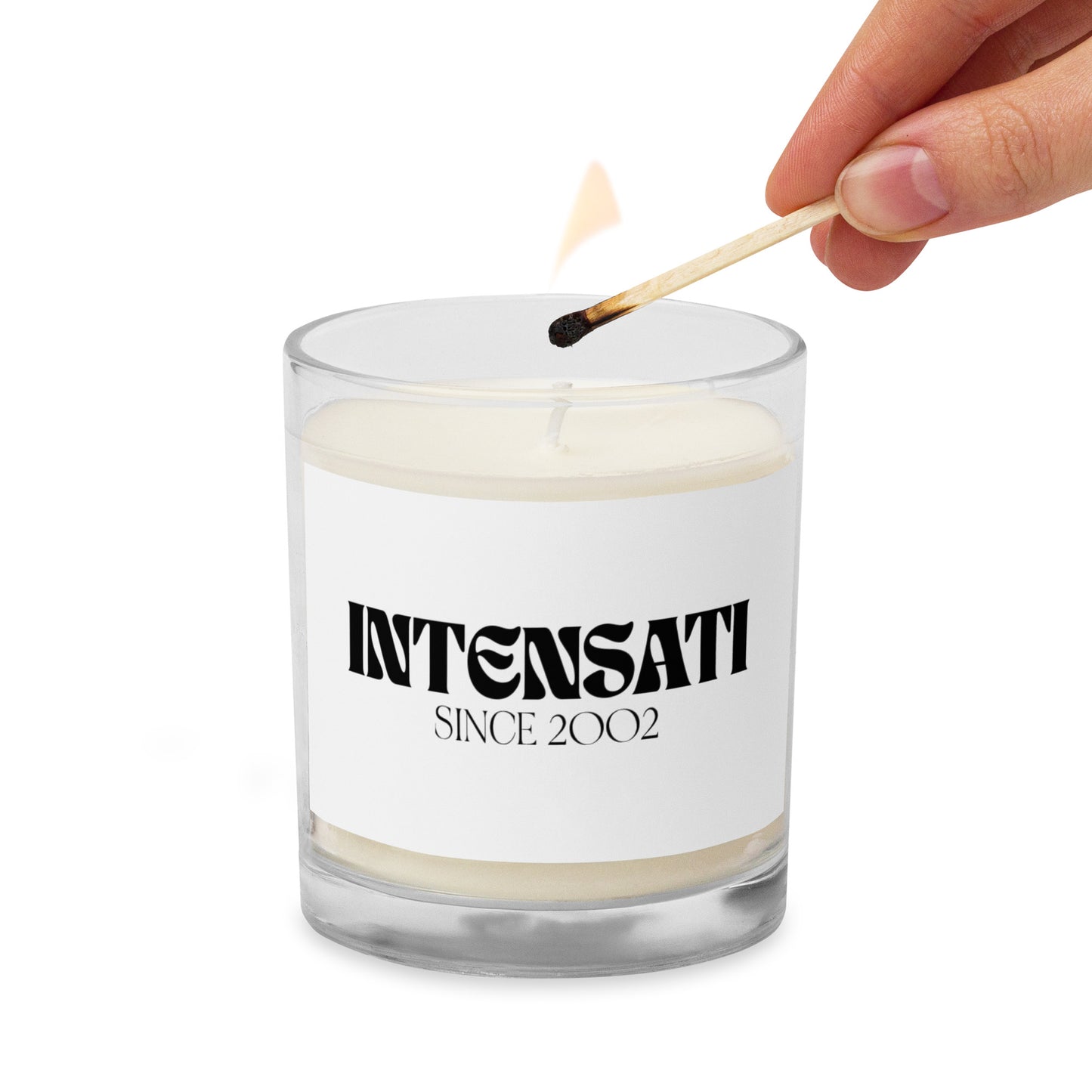intenSati — Since 2002 Glass Jar Soy Wax Candle