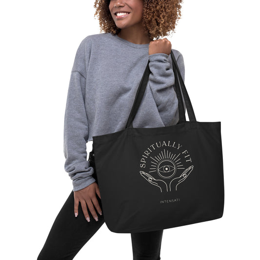 Spiritually Fit Large Organic Tote Bag