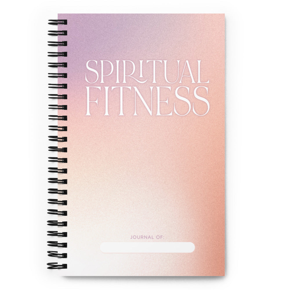 Spiritual Fitness Spiral Notebook