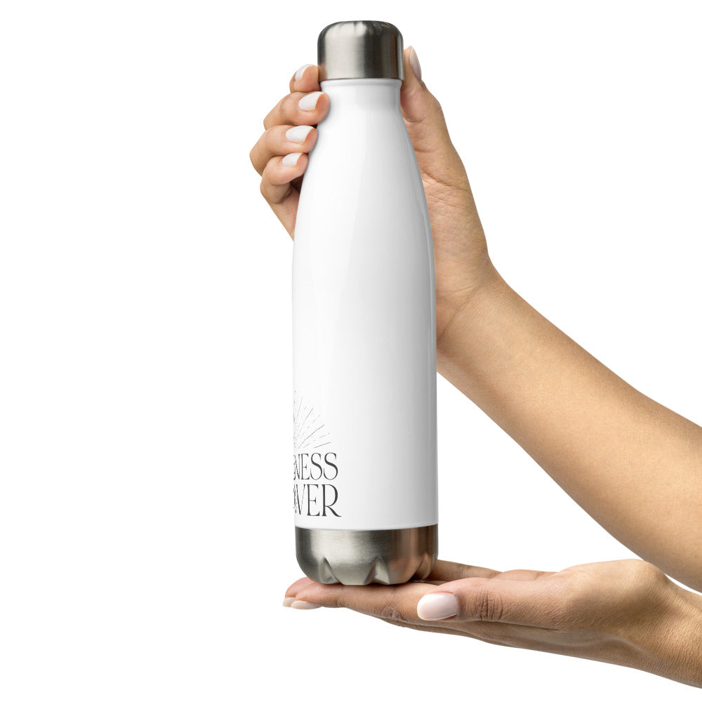 Awareness is Power Stainless Steel Water Bottle