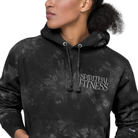 Spiritual Fitness Champion Tie-Dye Hoodie Sweatshirt